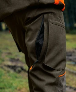 Seeland Men's Venture Pants Pine Green/Hi-Vis Orange
