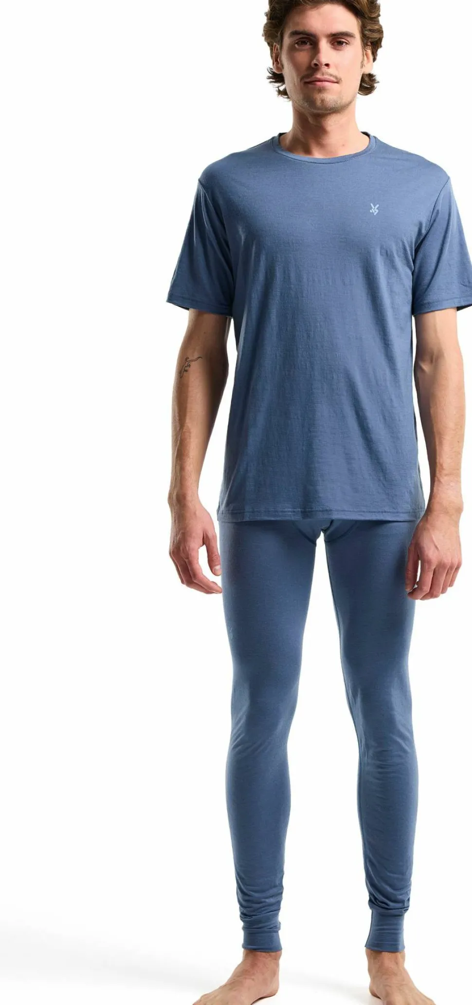 Seger Men's Termowool 150g T-Shirt Dusty Blue