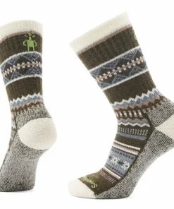 Smartwool Men's Everyday Snowed In Sweater Crew Socks Military Olive