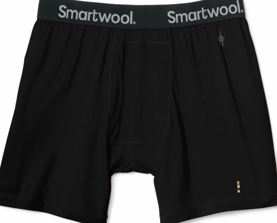 Smartwool Men's Merino Boxer Brief Boxed Black
