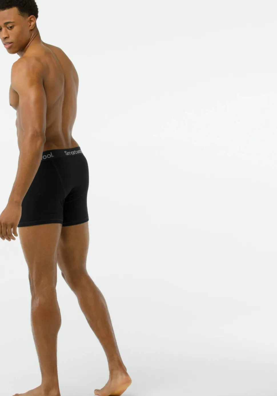 Smartwool Men's Merino Boxer Brief Boxed Black