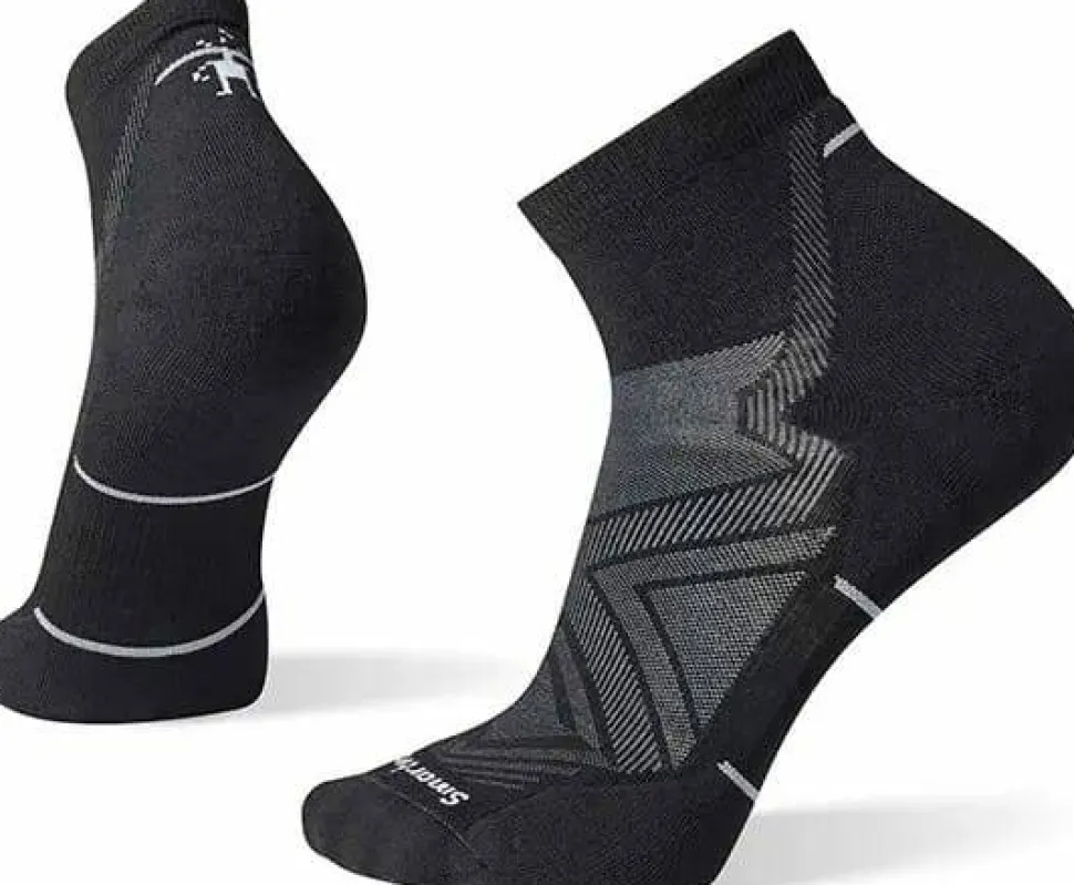 Smartwool Men's Run Targeted Cushion Ankle Socks Black