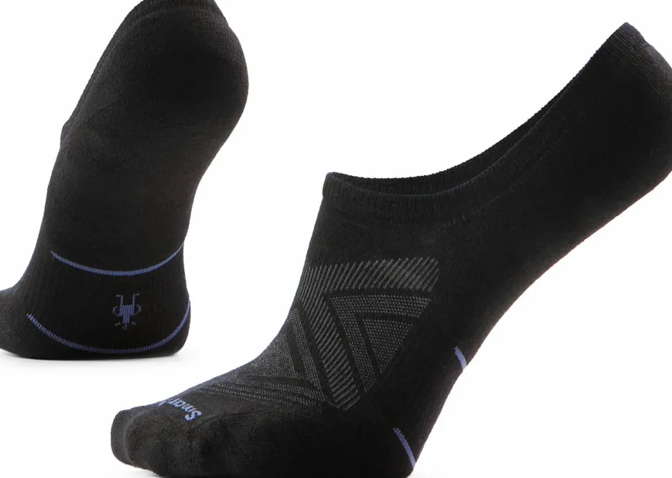 Smartwool Run No Show Socks Targeted Cushion Black