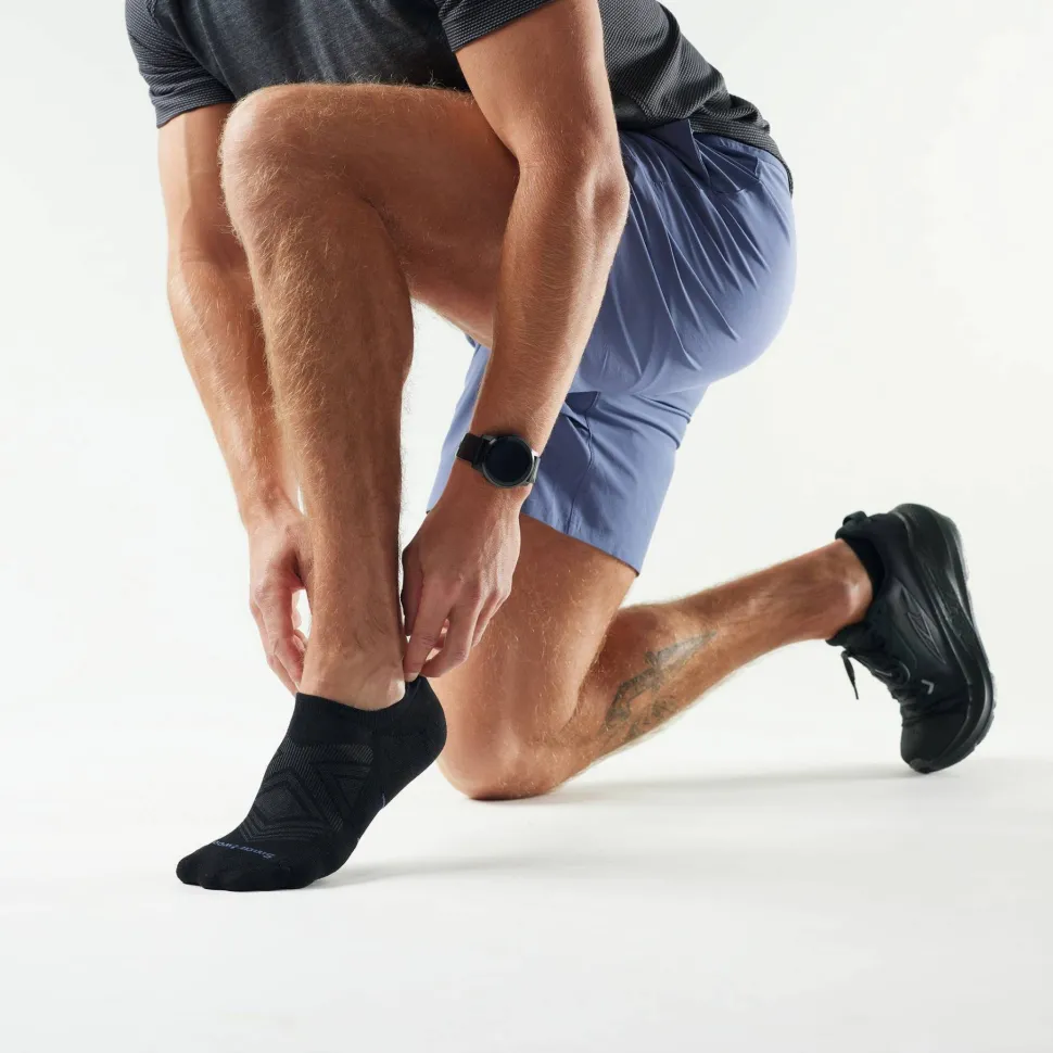 Smartwool Run No Show Socks Targeted Cushion Black