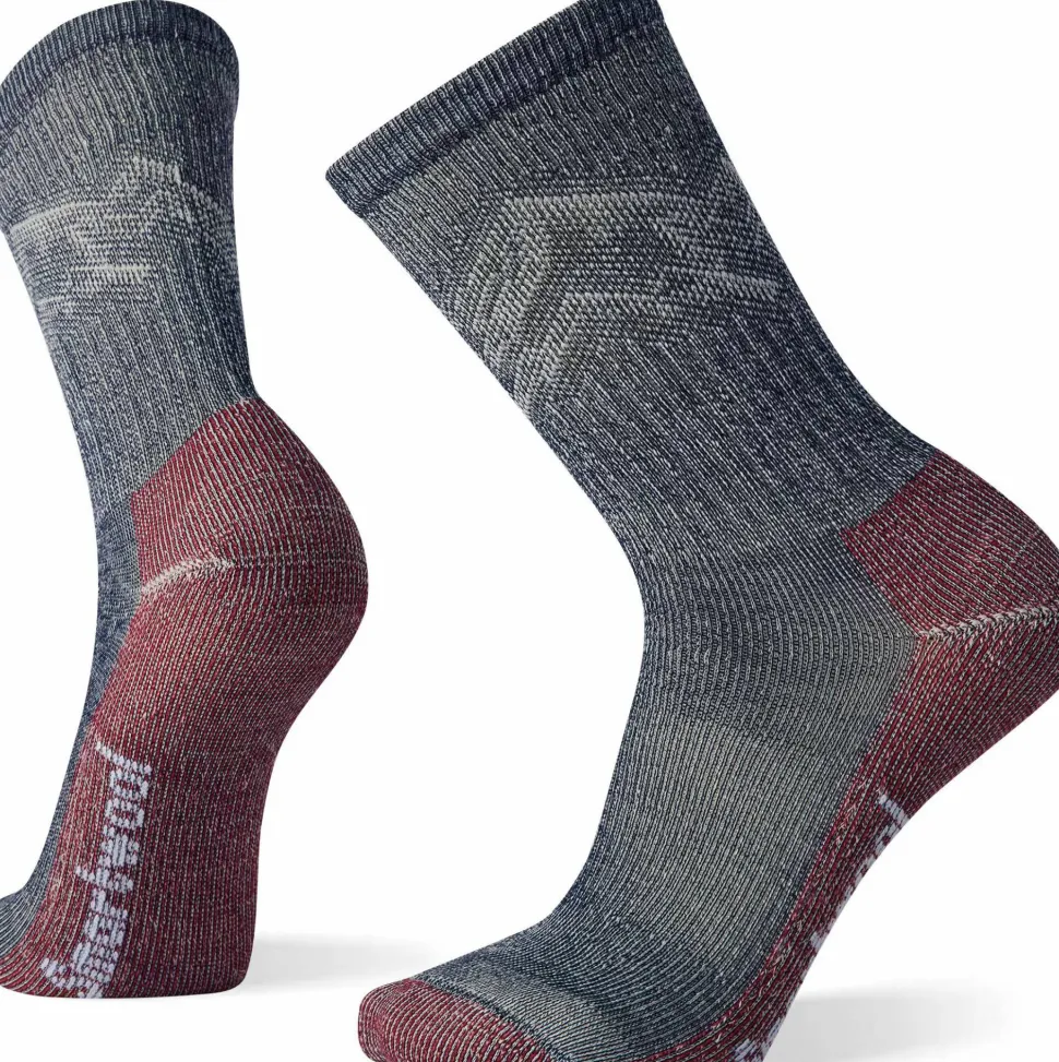 Smartwool Women's Hike Light Cushion New Pattern Crew Socks Deep Navy