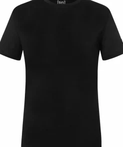 super.natural Men's Sierra140 Tee Jet Black
