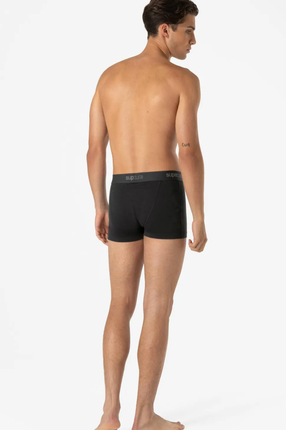 super.natural Men's Tundra175 Boxer Jet Black