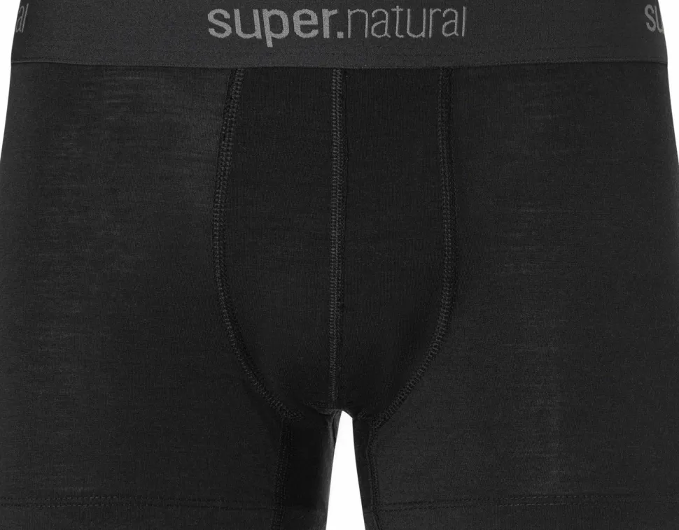 super.natural Men's Tundra175 Boxer Jet Black