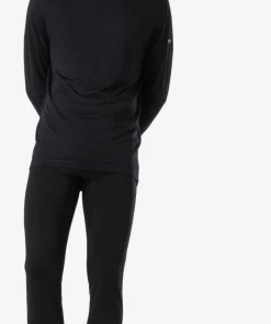 super.natural Men's Tundra175 Long Sleeve Jet Black