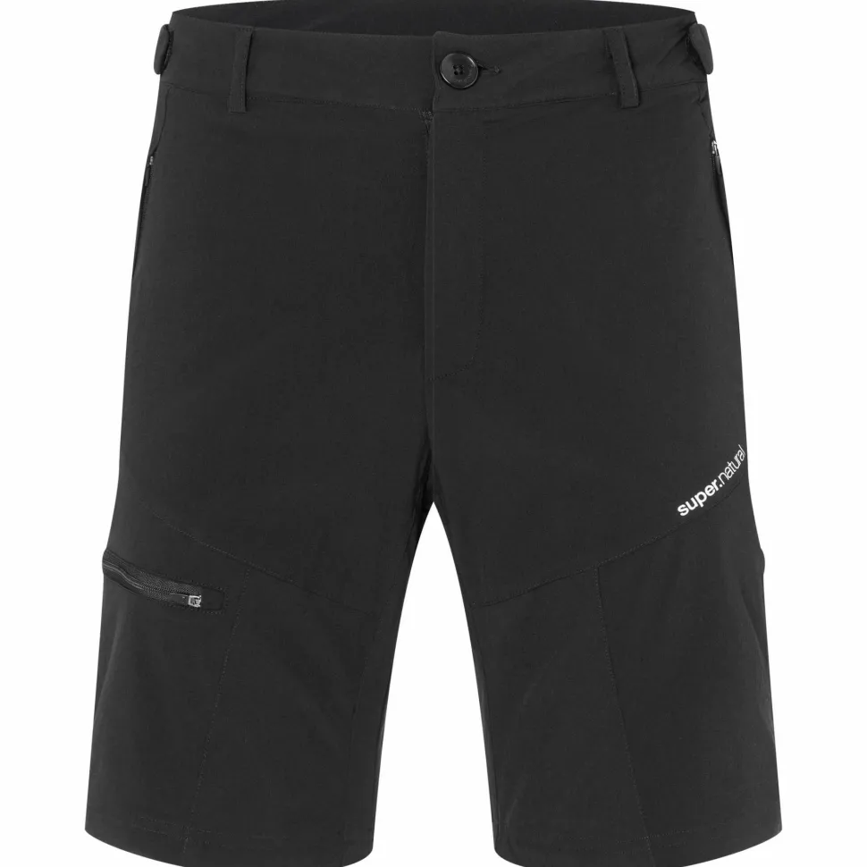 super.natural Men's Unstoppable Shorts Jet Black