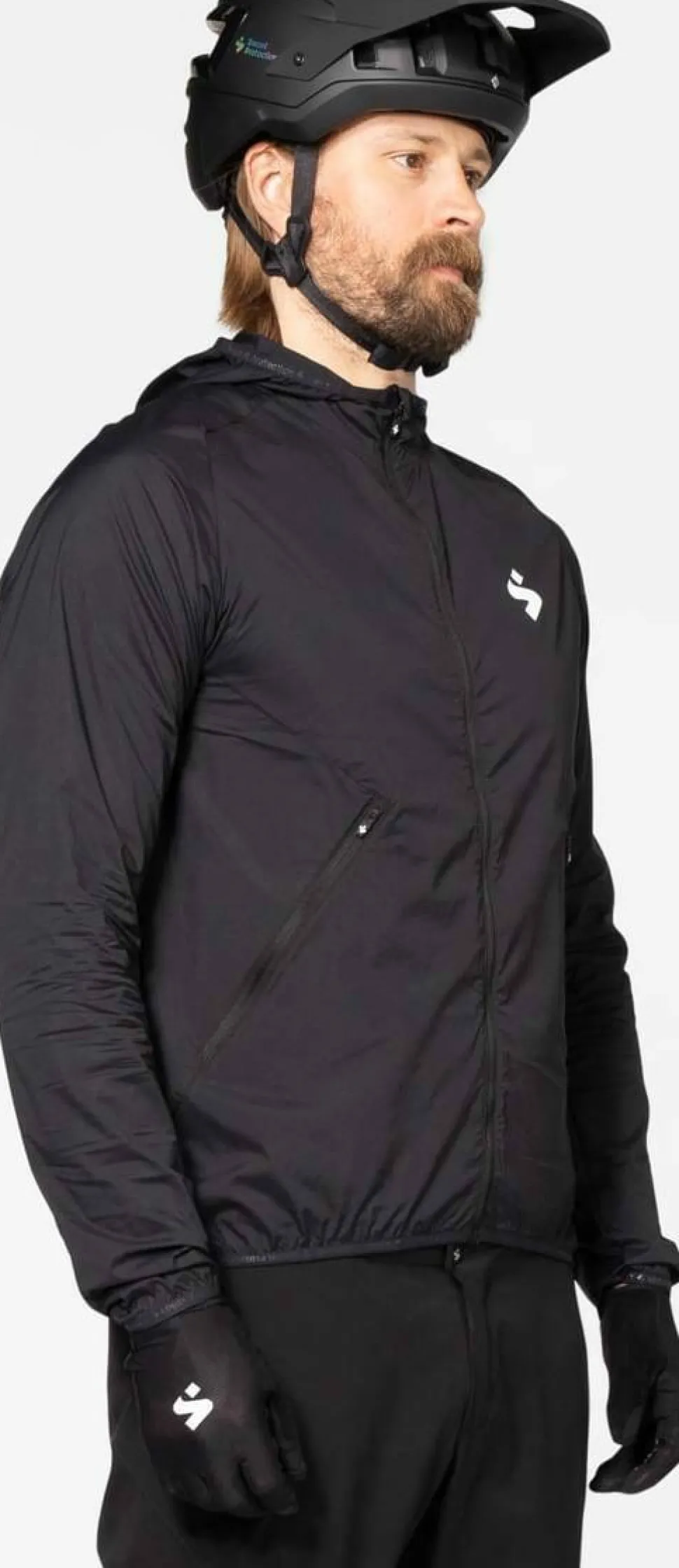 Sweet Protection Men's Hunter Hooded Wind Jacket Black