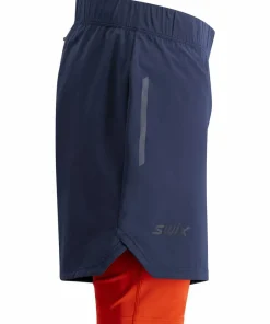 Swix Men's Pace Hybrid Shorts Dark Navy/Lava