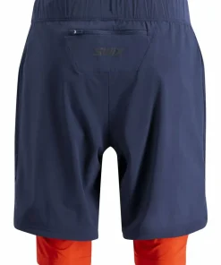 Swix Men's Pace Hybrid Shorts Dark Navy/Lava