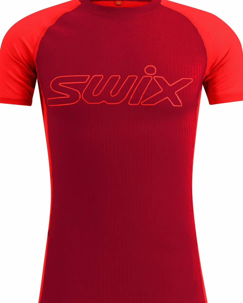 Swix Men's RaceX Light Short Sleeve Swix Red/Fiery Red