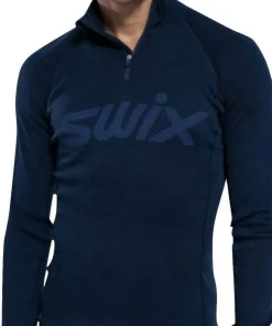 Swix Men's RaceX Merino Half Zip Dark Navy