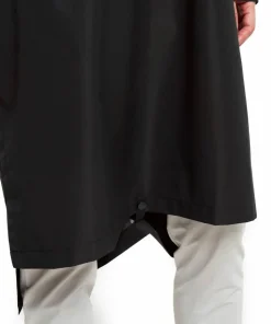 Tenson Unisex Drizzle Poncho Black