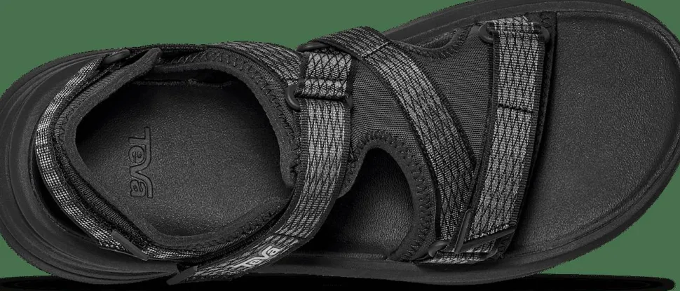 Teva Men's Aventrail R2T Trail Running Sandal Black/Black