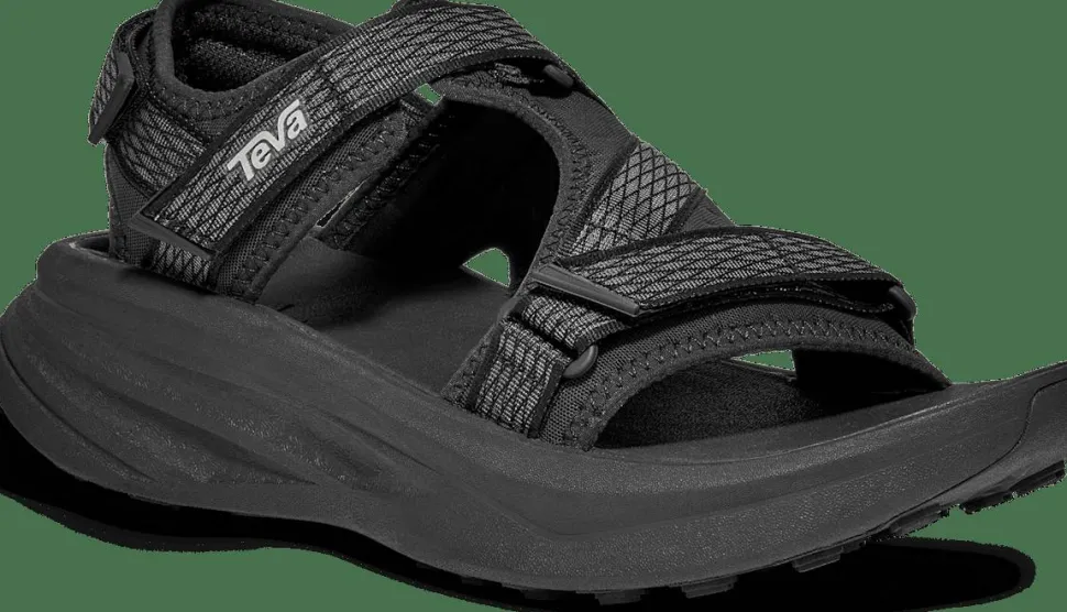 Teva Men's Aventrail R2T Trail Running Sandal Black/Black