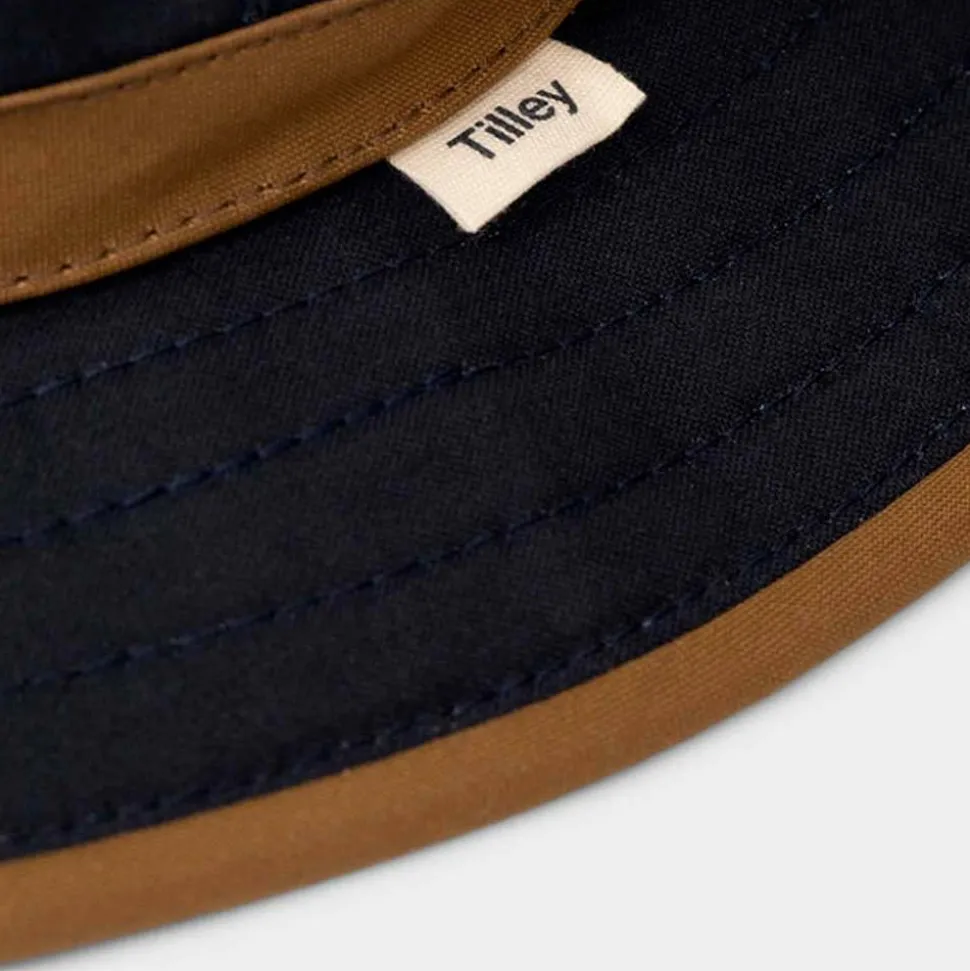 Tilley TWC7 Outback Waxed Cotton Navy/Tan