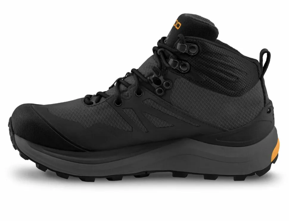 Topo Athletic Men's Trailventure 2 Waterproof Charcoal / Orange