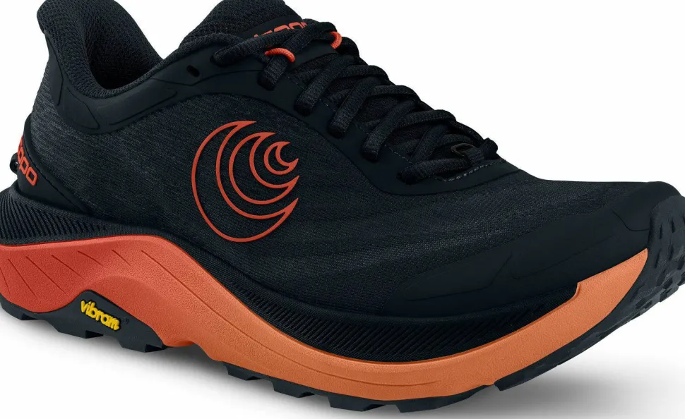 Topo Athletic Men's Ultraventure 4 Black/Red