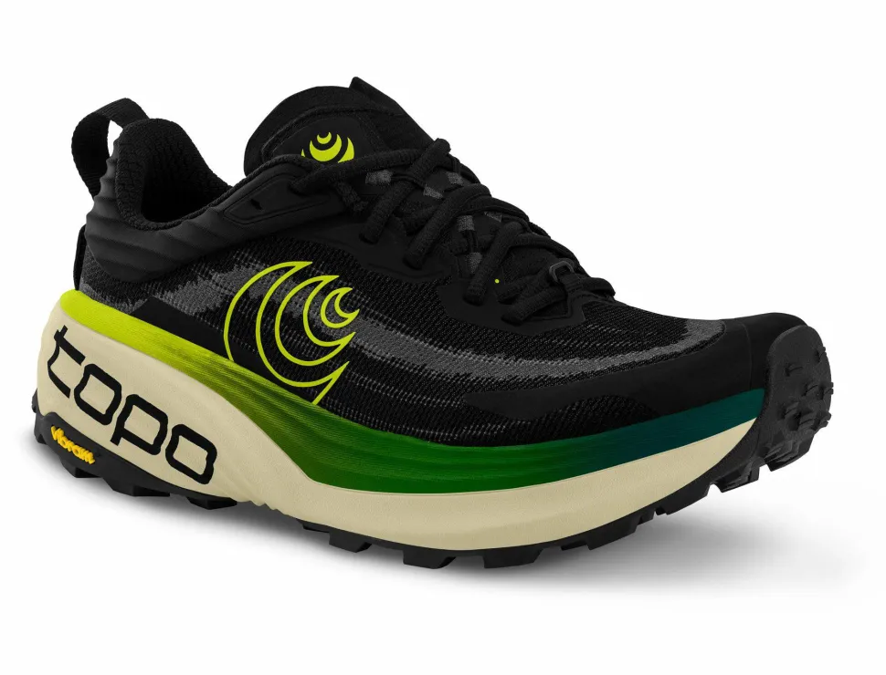 Topo Athletic Men's Vista Wide Black/lime
