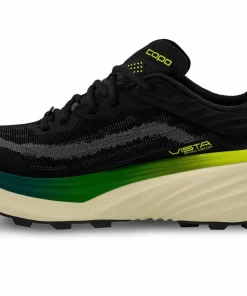 Topo Athletic Men's Vista Wide Black/lime