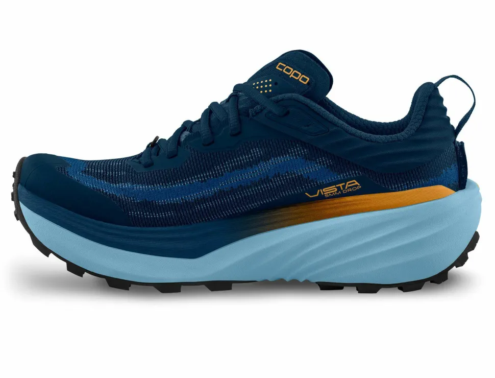 Topo Athletic Men's Vista Navy/Orange