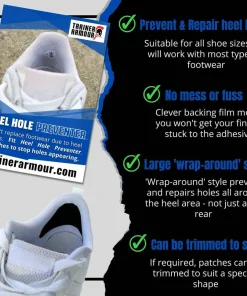 Trainer Armour Heel Hole Preventer White