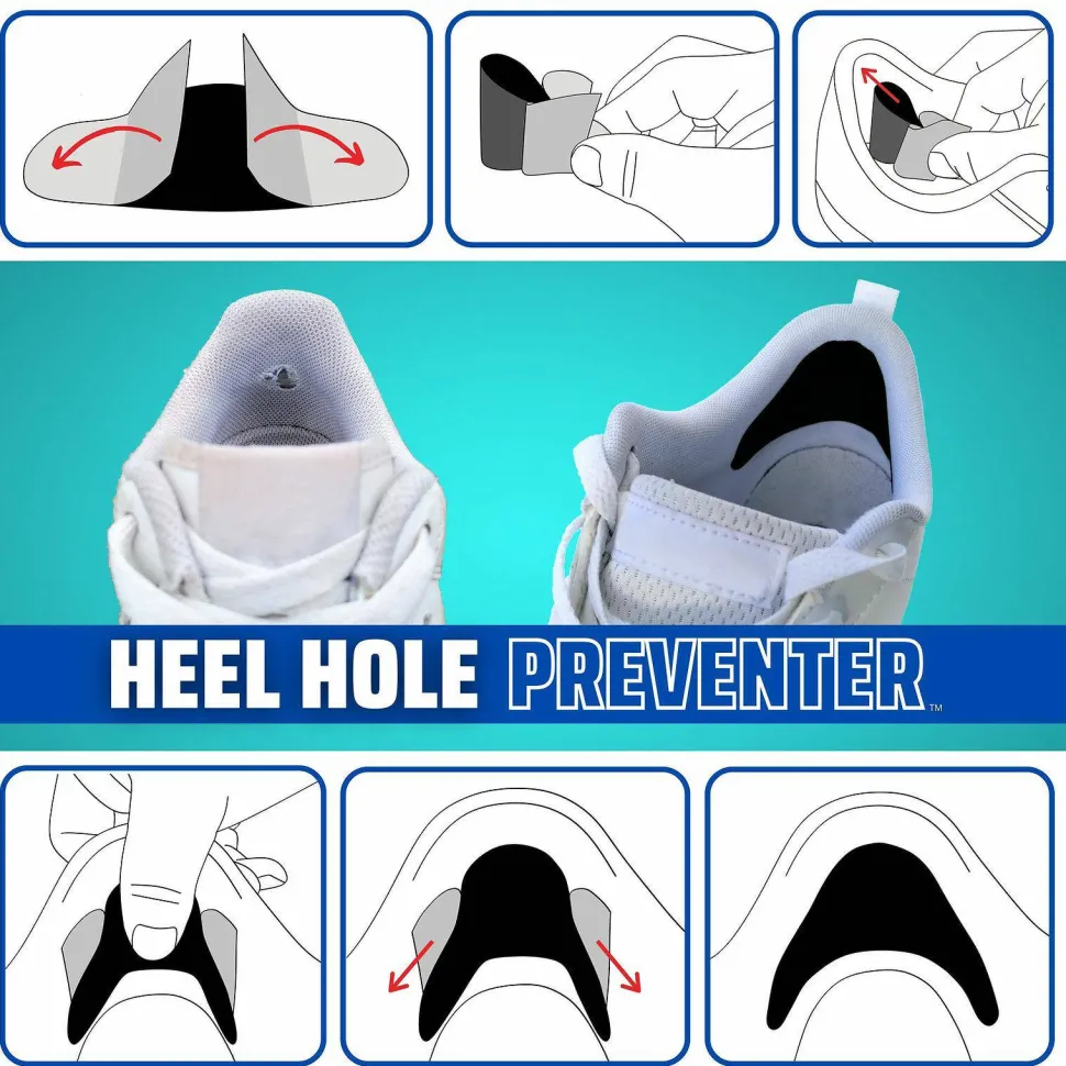 Trainer Armour Heel Hole Preventer White