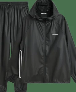 Tretorn Unisex Packable Rainbreaker Set Black