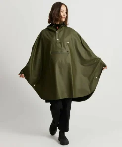 Tretorn Unisex PU Light Rainponcho Forest Green
