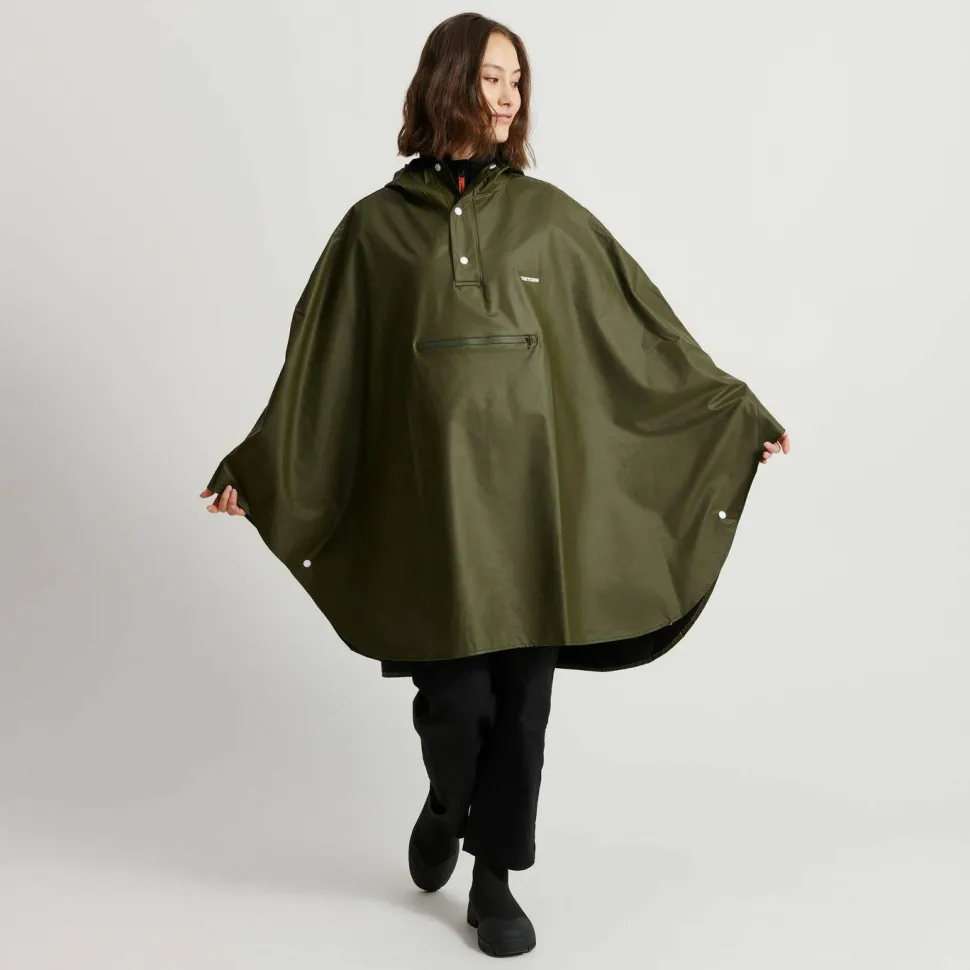 Tretorn Unisex PU Light Rainponcho Forest Green