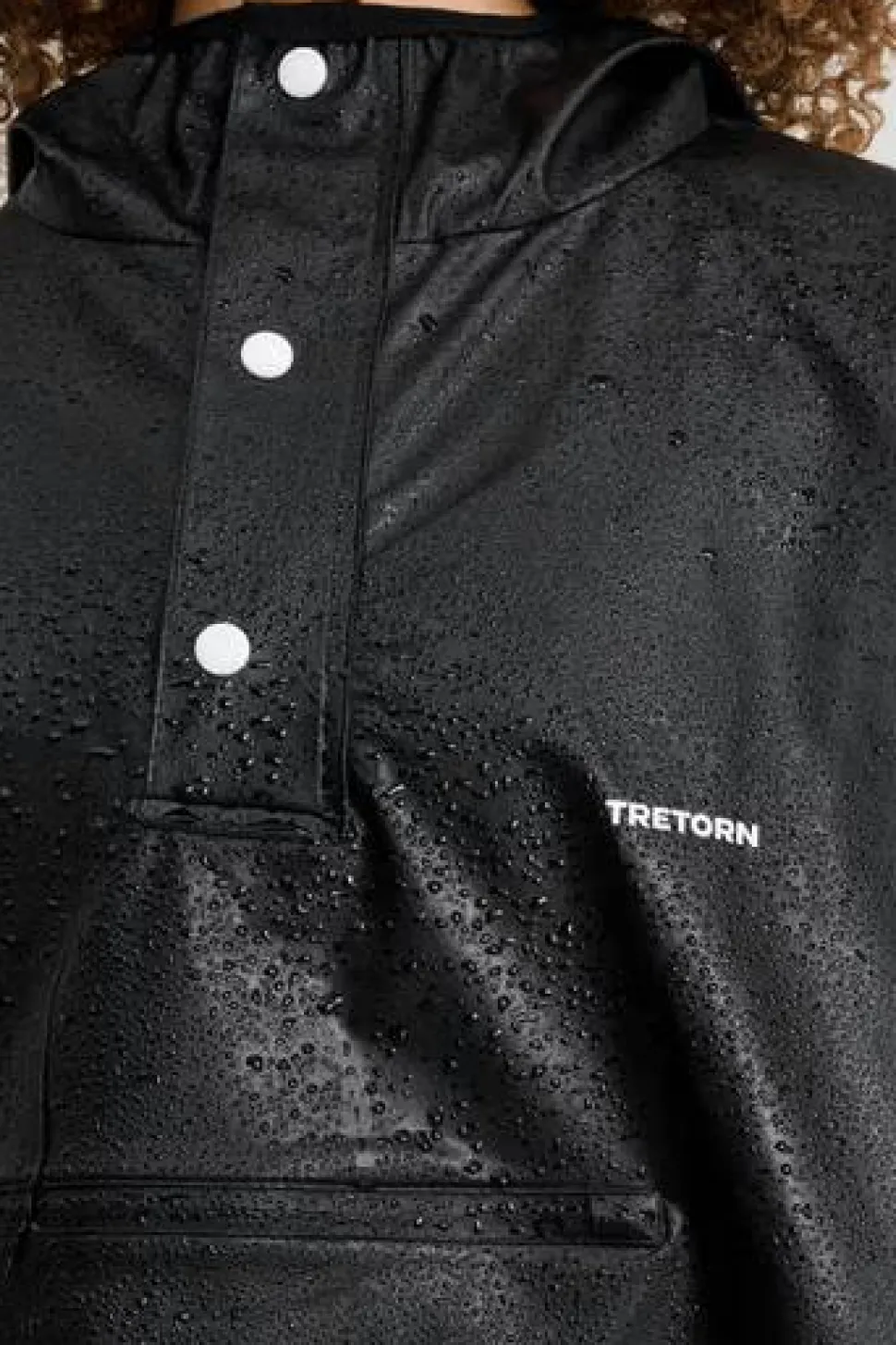 Tretorn Unisex PU Light Rainponcho Jet Black