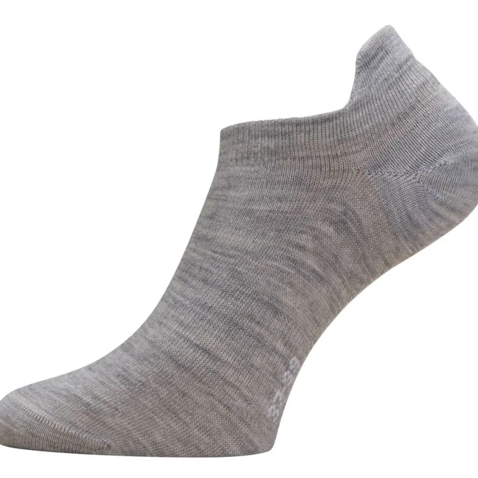 Ulvang Everyday No Show Sock 2-Pack Grey Melange