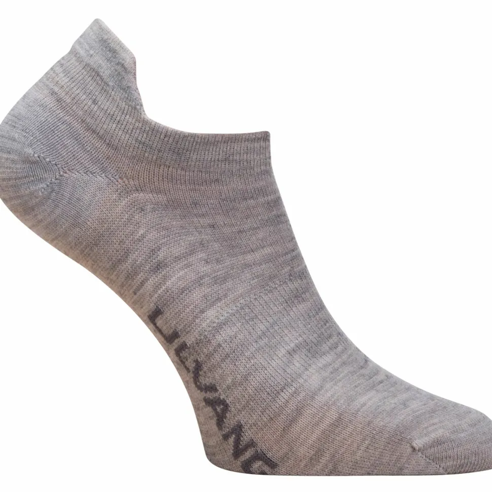 Ulvang Everyday No Show Sock 2-Pack Grey Melange
