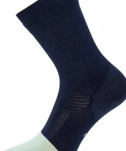 Ulvang Hero Thin Crew Sock Navy Blue/Granite Green
