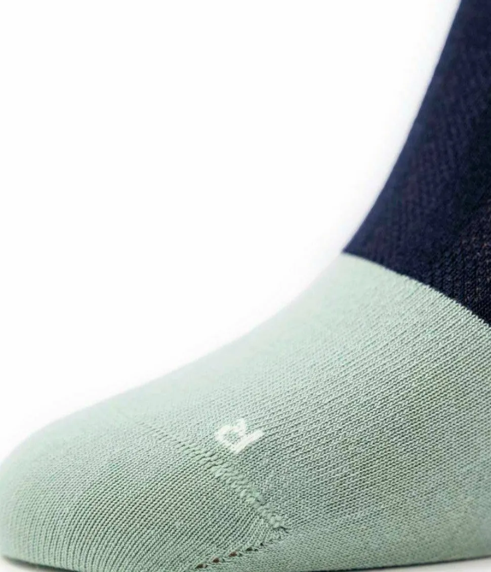 Ulvang Hero Thin Crew Sock Navy Blue/Granite Green