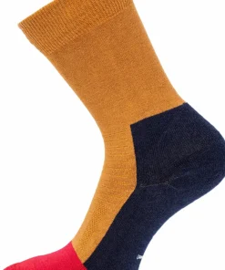Ulvang Hero Warm Crew Sock Cathay Spice / Chilli Red/ Navy Blue