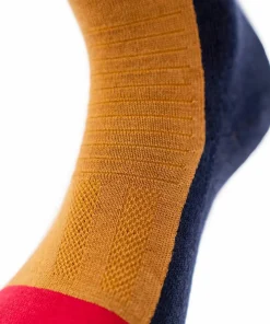 Ulvang Hero Warm Crew Sock Cathay Spice / Chilli Red/ Navy Blue
