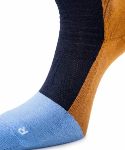 Ulvang Hero Warm Crew Sock Navy Blue/ Cathay Spice / Provence Blue