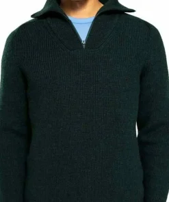 Ulvang Men's Alltime Graze Half Zip Sweater Beetle Green
