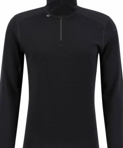 Ulvang Men's Comfort 200 Turtle Neck With Zip Black/Black