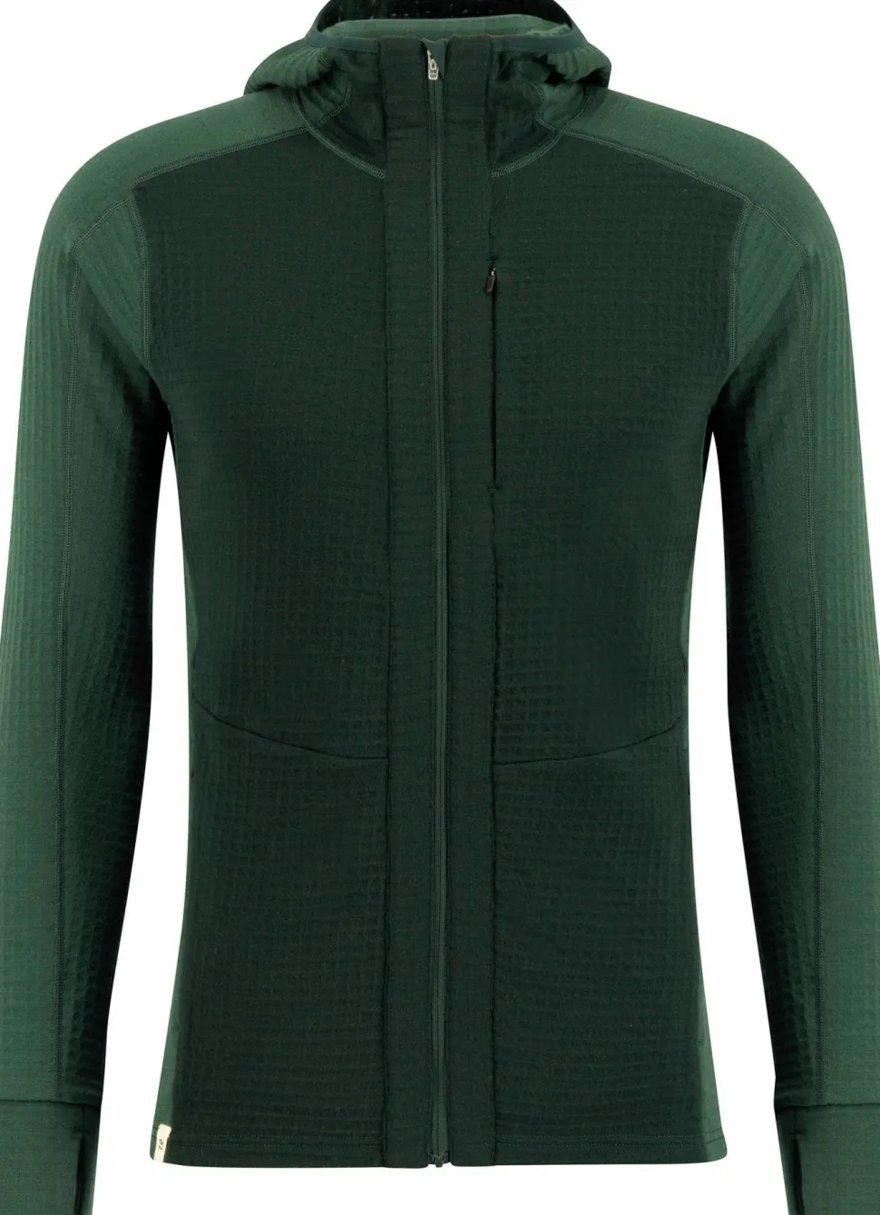 Ulvang Men's Peak Field Hooded Full Zip Midlayer Trekking Green/Beetle Green