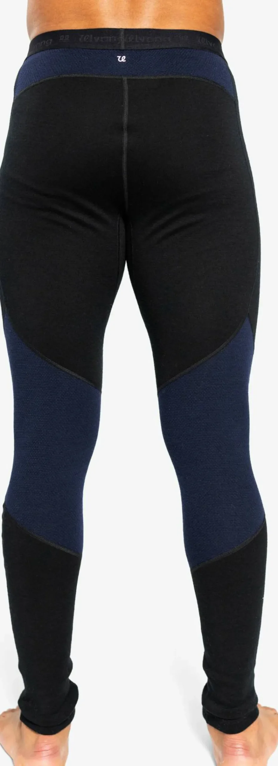 Ulvang Men's Peak Map Tights Baselayer Black/Navy Blue