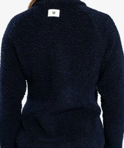 Ulvang Women's Re Orbit Full Zip Wool Pile Navy Blue