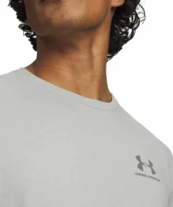 Under Armour Men's Sportstyle Left Chest Shortsleeve Titanium