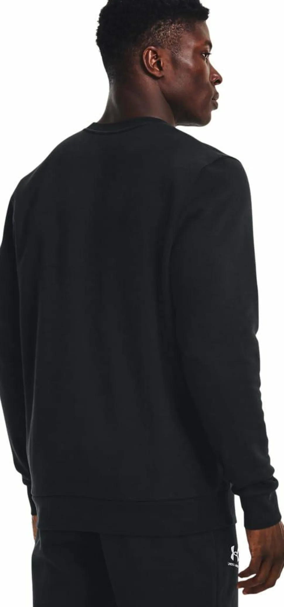 Under Armour Men's UA Essential Fleece Crew Black