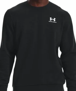 Under Armour Men's UA Essential Fleece Crew Black