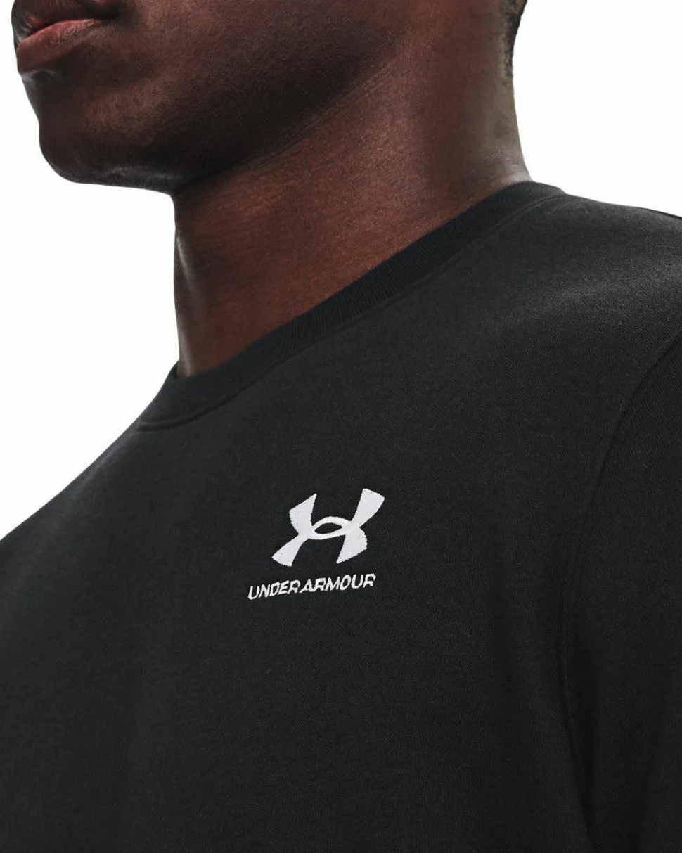 Under Armour Men's UA Essential Fleece Crew Black